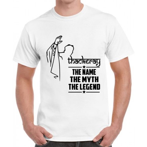 Men's Cotton Graphic Printed Half Sleeve T-Shirt - Name Myth Legend