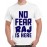 Men's Cotton Graphic Printed Half Sleeve T-Shirt - No Fear Raj Here
