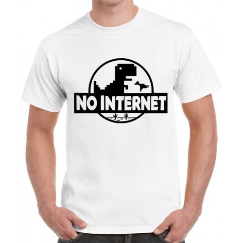 No Internet Graphic Printed T-shirt