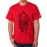 Men's Cotton Graphic Printed Half Sleeve T-Shirt - Octopus Flower