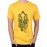 Men's Cotton Graphic Printed Half Sleeve T-Shirt - Octopus Flower