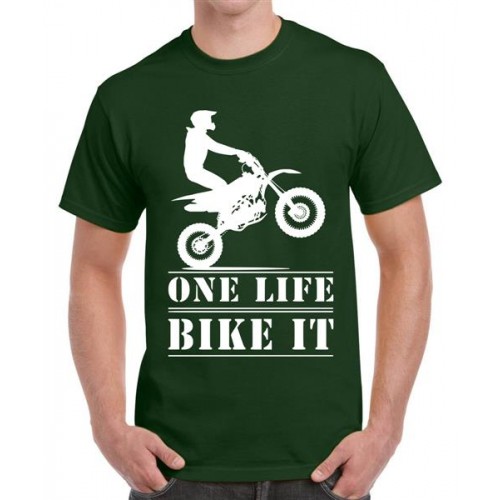 One Life Bike It Graphic Printed T-shirt