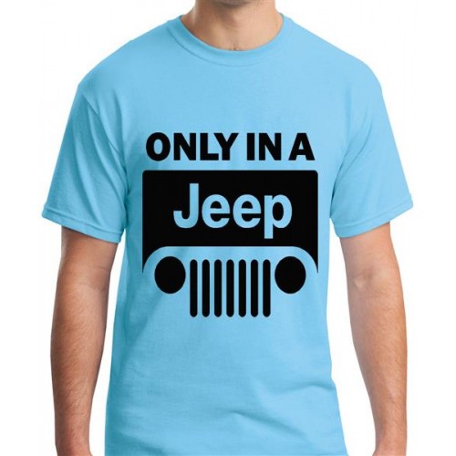 Only In A Jeep Graphic Printed T-shirt