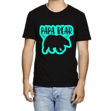 Men's Cotton Graphic Printed Half Sleeve T-Shirt - PAPA BEAR