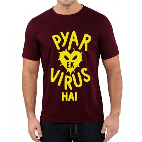 Pyar Ek Virus Hai Graphic Printed T-shirt