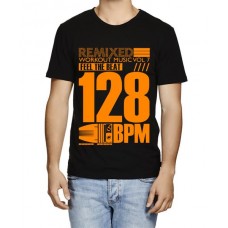 Remixed Workout Music Vol 7 Feel The Beat 128 Bpm Graphic Printed T-shirt