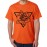 Men's Cotton Graphic Printed Half Sleeve T-Shirt - Rose Triangle