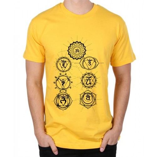 7 Chakras Graphic Printed T-shirt