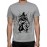 Men's Cotton Graphic Printed Half Sleeve T-Shirt - Samurai Art