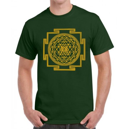 Sri Yantra Graphic Printed T-shirt