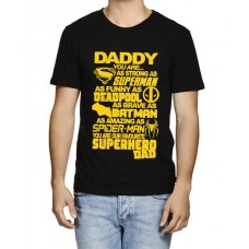 Superhero Dad Graphic Printed T-shirt