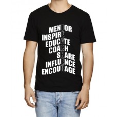 Men's Cotton Graphic Printed Half Sleeve T-Shirt - Teacher