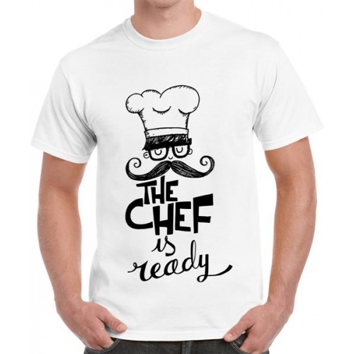 The Chef Is Ready Graphic Printed T-shirt