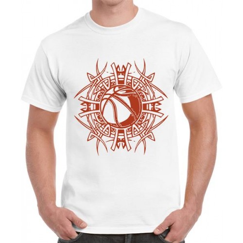 Tribal Basketball Graphic Printed T-shirt