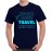 Work Save Travel Repeat Graphic Printed T-shirt