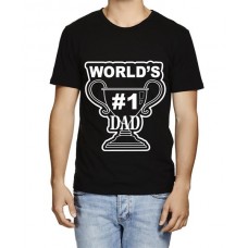 World's Best Dad Graphic Printed T-shirt
