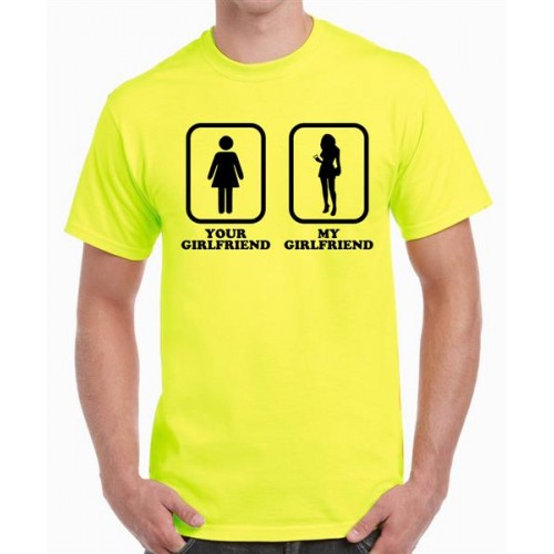 Your Girlfriend My Girlfriend Graphic Printed T-shirt