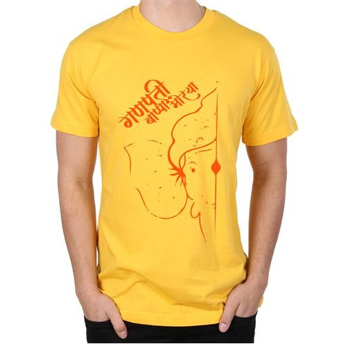 Men's Ganpati Bappa Marathi T-shirt