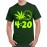 Weed 420 Graphic Printed T-shirt