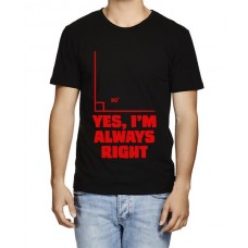 Yes I Am Always Right Math Teacher Graphic Printed T-shirt