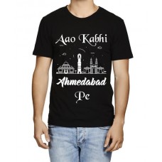 Aao Kabhi Ahmedabad Pe Graphic Printed T-shirt