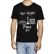 Aao Kabhi Pune Pe Graphic Printed T-shirt