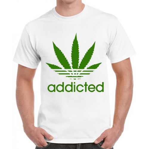 Buy Men\'s Addicted Graphic Printed T-shirt at