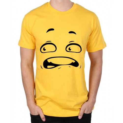 Afraid Face Graphic Printed T-shirt