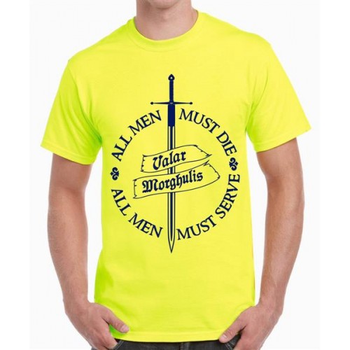 Valar Morghulis All Men Must Die Graphic Printed T-shirt