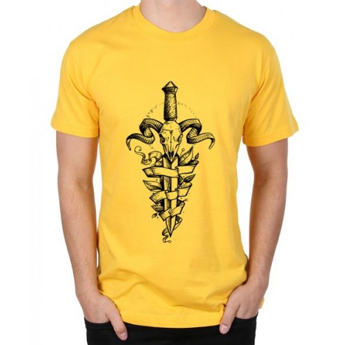 Sword Graphic Printed T-shirt