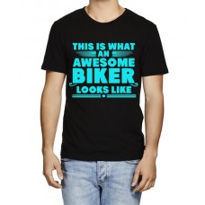This Is What An Awesome Biker Looks Like Graphic Printed T-shirt