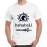 Men's Round Neck Cotton Half Sleeved T-Shirt With Printed Graphics - Bahubali Sword