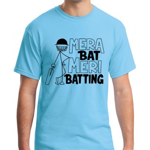 Mera Bat Meri Batting Graphic Printed T-shirt