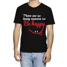 There Are So Many Reasons To Be Happy Graphic Printed T-shirt