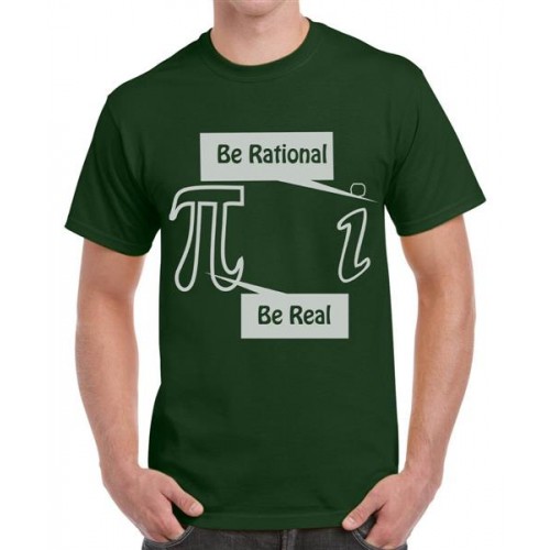 Be Rational Be Real Graphic Printed T-shirt