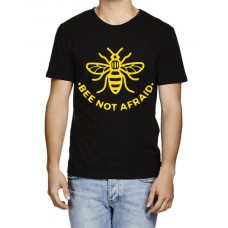 Bee Not Afraid Graphic Printed T-shirt