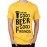 Drink Good Beer With Good Friends Graphic Printed T-shirt