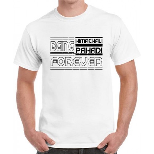 Being Himachali Pahadi Forever Graphic Printed T-shirt
