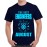 Men's Round Neck Cotton Half Sleeved T-Shirt With Printed Graphics - Best Engineers August