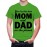 Best Mom And Dad On The Planet Graphic Printed T-shirt