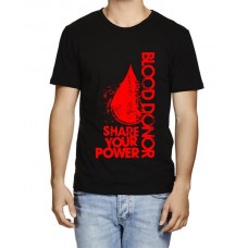 Share Your Power Blood Donor Graphic Printed T-shirt