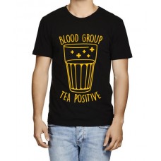 Blood Group Tea Positive Graphic Printed T-shirt