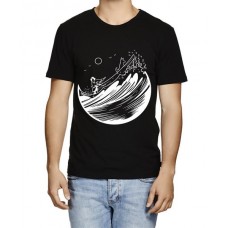 Boat Dog Graphic Printed T-shirt