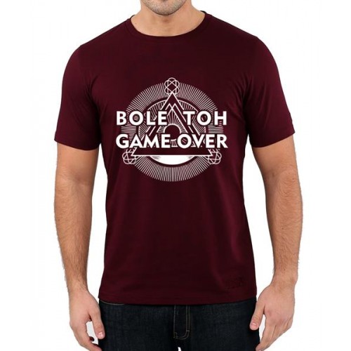 Bole Toh Game over Graphic Printed T-shirt