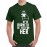 Men's Round Neck Cotton Half Sleeved T-Shirt With Printed Graphics - Born To Be With Her