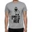 Men's Round Neck Cotton Half Sleeved T-Shirt With Printed Graphics - Born To Be With Her