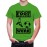 Men's Round Neck Cotton Half Sleeved T-Shirt With Printed Graphics - Born To Footballer