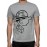 Men's Round Neck Cotton Half Sleeved T-Shirt With Printed Graphics - Born To Kill
