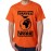Men's Round Neck Cotton Half Sleeved T-Shirt With Printed Graphics - Born To Travel