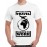 Men's Round Neck Cotton Half Sleeved T-Shirt With Printed Graphics - Born To Travel